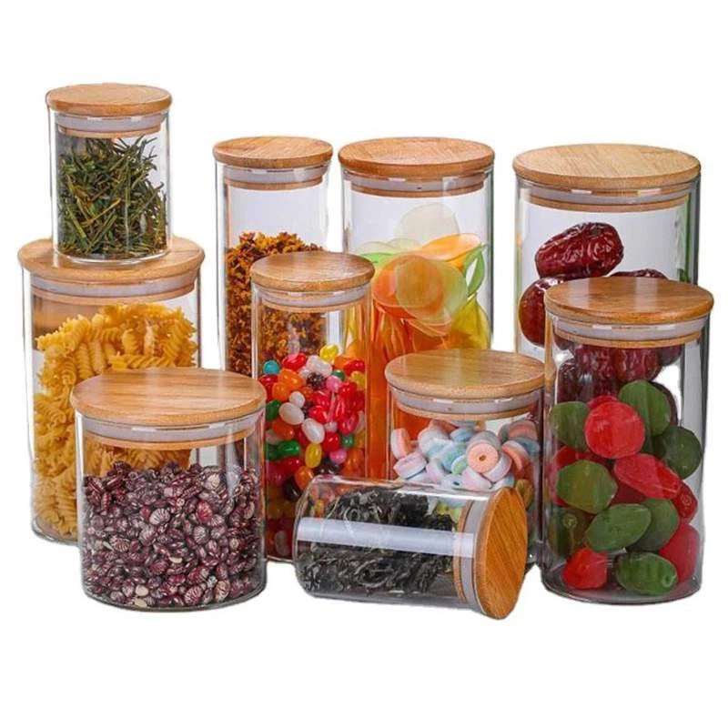 Borcane de sticlă pentru depozitarea alimentelor